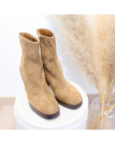 STIVALETTI CON TACCO ALTO L&R SHOES CAMEL - MODELLO 5808 CAMEL