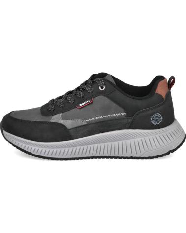 L&R SHOES BASKETS NOIRES BK2516 NEGRO