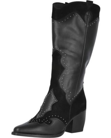 MARIA MARE BOTTES TEXANES À TALON NOIRES 63710-C58787 NEGRO