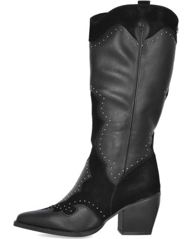 MARIA MARE BOTTES TEXANES À TALON NOIRES 63710-C58787 NEGRO