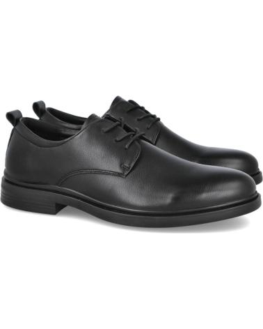 L&R SHOES CHAUSSURES À LACETS NOIRES M25-312 NEGRO