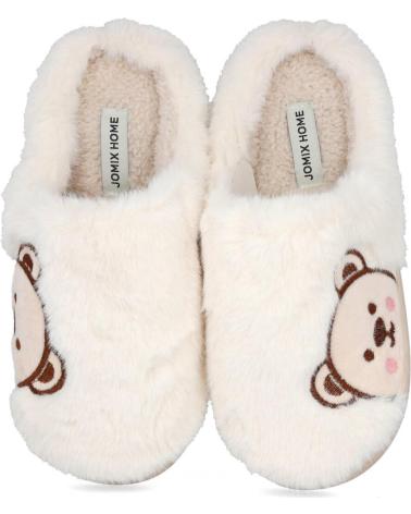 L&R SHOES 10065 HAUSSCHUHE BEIGE MIT BÄRENMUSTER BEIGE