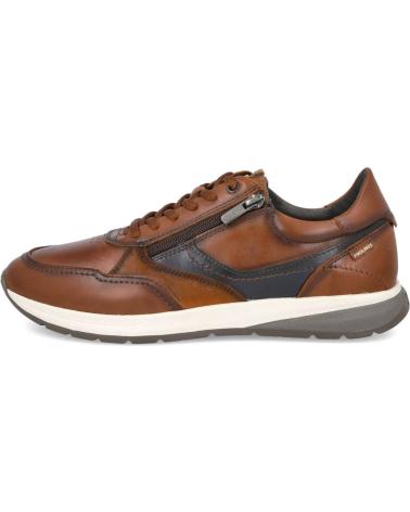 PIKOLINOS GETAFE M2B-6398C1 SNEAKERS CASUAL IN PELLE MARRONE CON SUOLA EXTRA LEGGERA CUERO