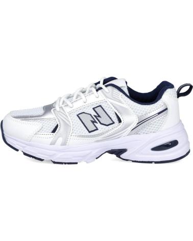 L&R SHOES FC-196 BIANCO BLU STILE SPORTIVO BLANCO AZUL