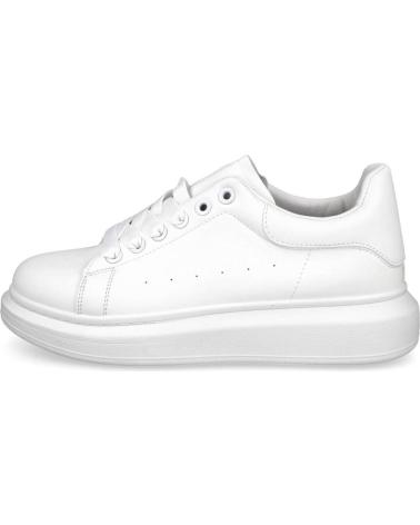 L&R SHOES FC-116 BIANCO CON SUOLA RIALZATA BLANCO