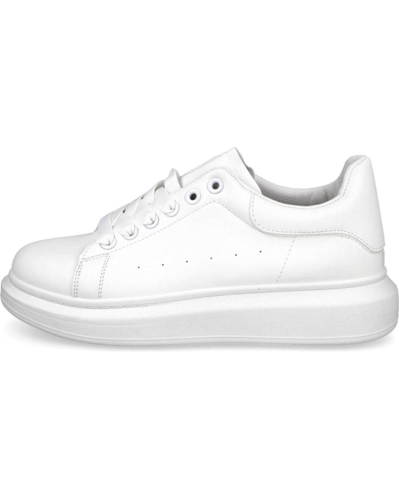 L&R SHOES FC-116 BIANCO CON SUOLA RIALZATA BLANCO