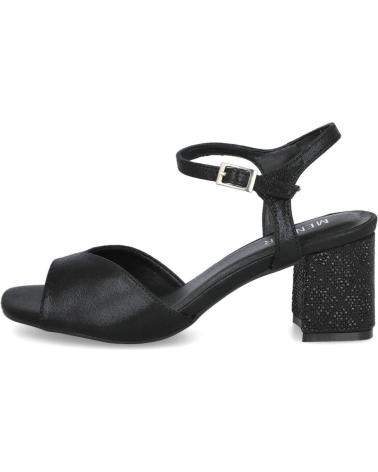 MENBUR SANDALI DA FESTA CON TACCO MEDIO 26134 NERO NEGRO
