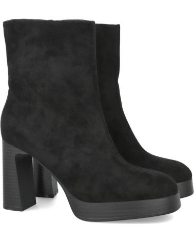 L&R SHOES 5808 STIVALETTI CON TACCO ALTO NERI NEGRO