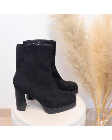 L&R SHOES 5808 STIVALETTI CON TACCO ALTO NERI NEGRO