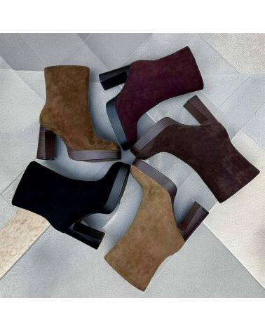 L&R SHOES 5808 STIVALETTI CON TACCO ALTO NERI NEGRO