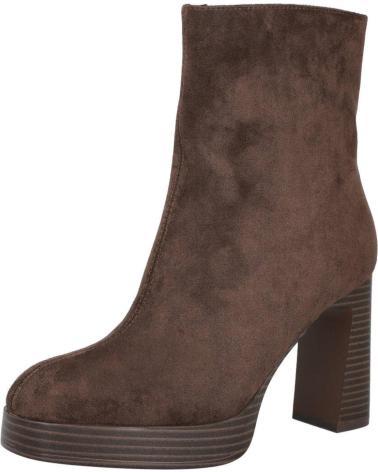 L&R SHOES STIVALETTI CON TACCO ALTO 5808 CAFFÈ CAFE