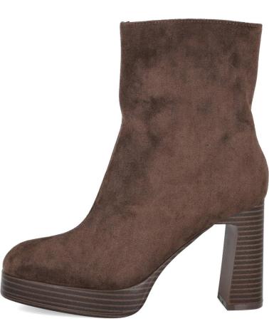 L&R SHOES STIVALETTI CON TACCO ALTO 5808 CAFFÈ CAFE