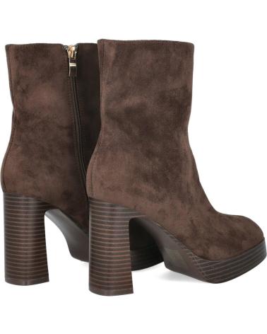 L&R SHOES STIVALETTI CON TACCO ALTO 5808 CAFFÈ CAFE