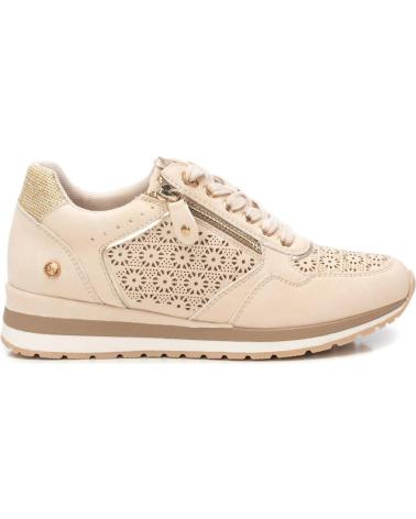XTI 144113 BEIGE SPORTY SNEAKERS WITH PERFORATED DETAIL AND ZIPPER BEIGE