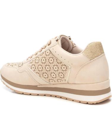 XTI 144113 BEIGE SPORTY SNEAKERS WITH PERFORATED DETAIL AND ZIPPER BEIGE
