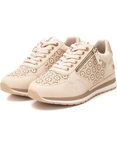 XTI 144113 BEIGE SPORTY SNEAKERS WITH PERFORATED DETAIL AND ZIPPER BEIGE