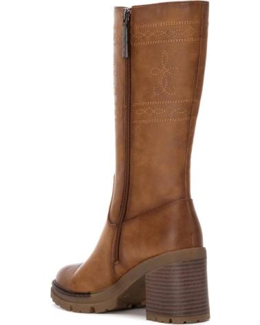 BOTTES HAUTES REFRESH 172968 CAMEL À TALON ET SEMELLE CRANTÉE CAMEL