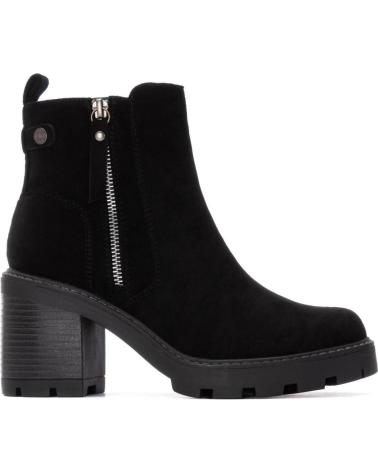 BOTTINES REFRESH 173031 NOIRES À TALON ET FERMETURE ÉCLAIR NEGRO
