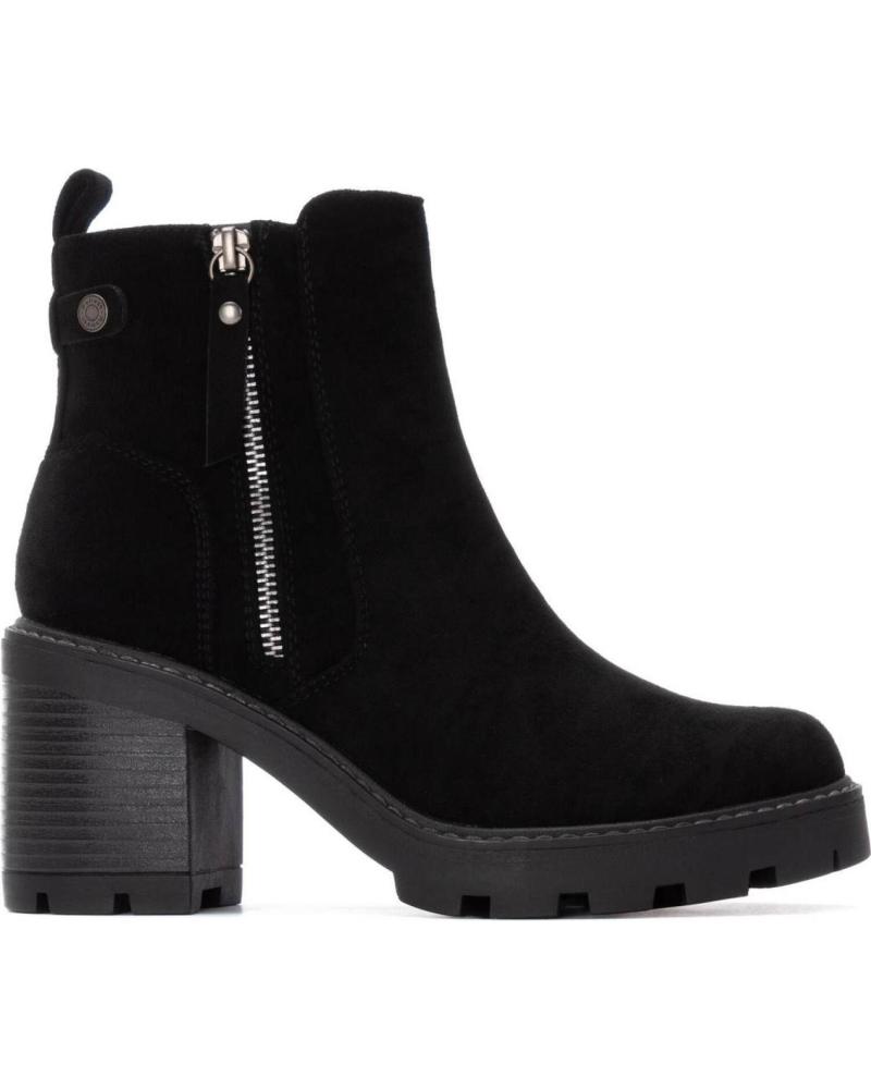 BOTTINES REFRESH 173031 NOIRES À TALON ET FERMETURE ÉCLAIR NEGRO