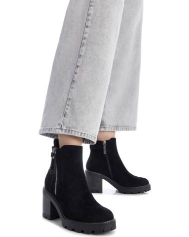 BOTTINES REFRESH 173031 NOIRES À TALON ET FERMETURE ÉCLAIR NEGRO