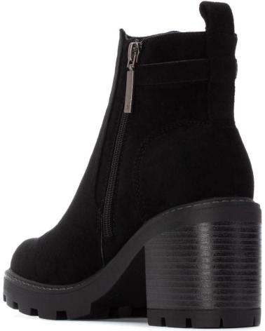 BOTTINES REFRESH 173031 NOIRES À TALON ET FERMETURE ÉCLAIR NEGRO