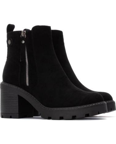 BOTTINES REFRESH 173031 NOIRES À TALON ET FERMETURE ÉCLAIR NEGRO