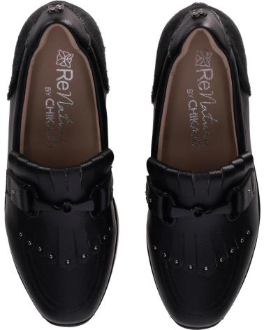 CHIKA10 RE SAUCE 09 MOKASSINS SCHWARZ NEGRO-BLACK
