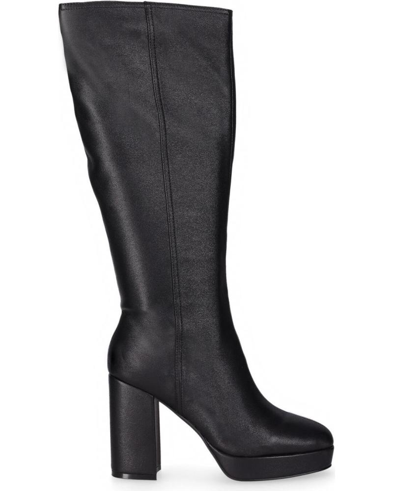 CHIKA10 JAZMIN 07 SCHWARZ - HOHER STIEFEL MIT BLOCKABSATZ NEGRO-BLACK
