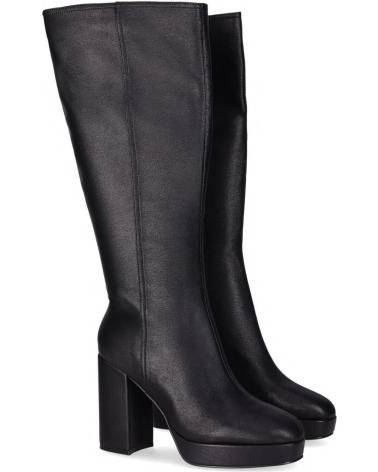 CHIKA10 JAZMIN 07 SCHWARZ - HOHER STIEFEL MIT BLOCKABSATZ NEGRO-BLACK