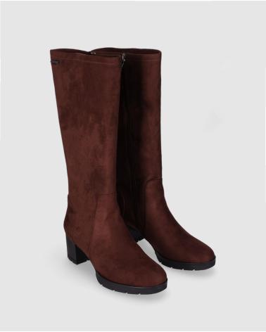 CHIKA10 RE ABEDUL 02 WILDLEDER-STIEFEL IN BRAUN MARRON-BROWN