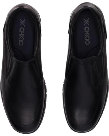 MOCASSINS CHIKA10 ST MONZONES 13361 DE COURO PRETOS NEGRO-BLACK
