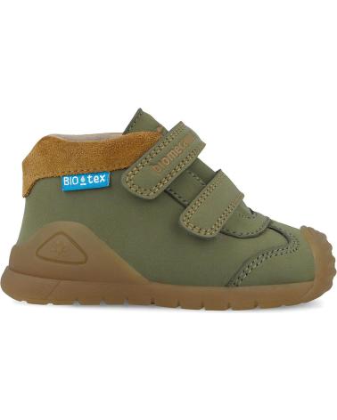 BIOMECANICS STIVALETTI TEX BIOGATEO 251134 KAKI CON CHIUSURA IN VELCRO KAKYB801