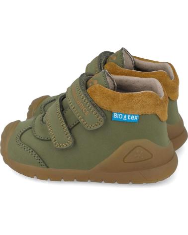 BIOMECANICS STIVALETTI TEX BIOGATEO 251134 KAKI CON CHIUSURA IN VELCRO KAKYB801