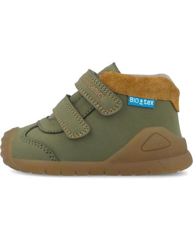 BIOMECANICS STIVALETTI TEX BIOGATEO 251134 KAKI CON CHIUSURA IN VELCRO KAKYB801