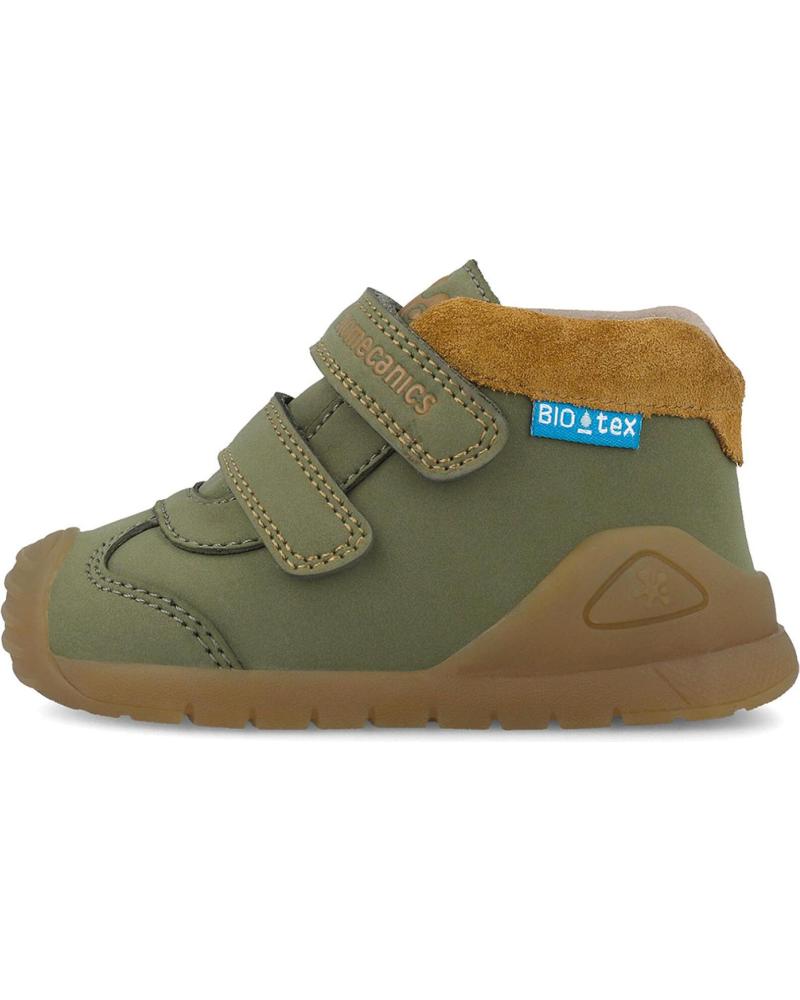 BIOMECANICS STIVALETTI TEX BIOGATEO 251134 KAKI CON CHIUSURA IN VELCRO KAKYB801