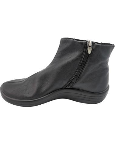BOTINS ARCOPEDICO MAKAI TRAKAI 4766 DE LYCRA PRETOS NEGRO