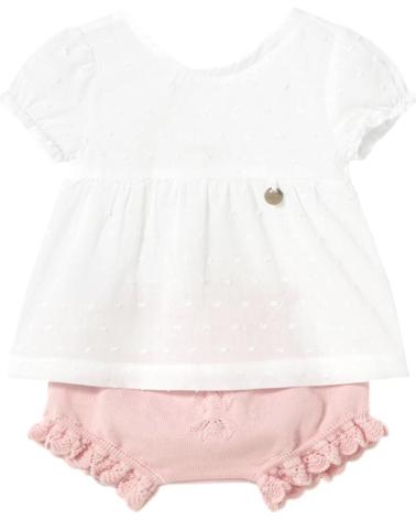 MAYORAL CONJUNTOS DE ROPA PARA BEBES NINA 1257 CONJUNTO BLUSA Y CUBR ROSA