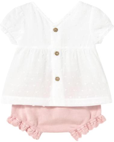 MAYORAL CONJUNTOS DE ROPA PARA BEBES NINA 1257 CONJUNTO BLUSA Y CUBR ROSA MAYORAL CONJUNTOS DE ROPA PARA BEBES NINA 1257 CONJUNTO BLUSA Y CUBR ROSA
