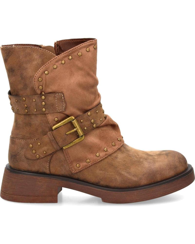 BIKER-STIEFEL SPORT3PUNTO0 4366 BRAUN LEDER IM USED-LOOK VARIOS COLORES