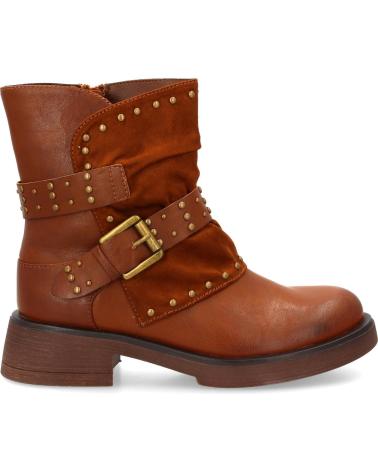 BIKER-STIEFEL SPORT3PUNTO0 4366 CAMEL MIT NIETEN UND SCHNALLE VARIOS COLORES