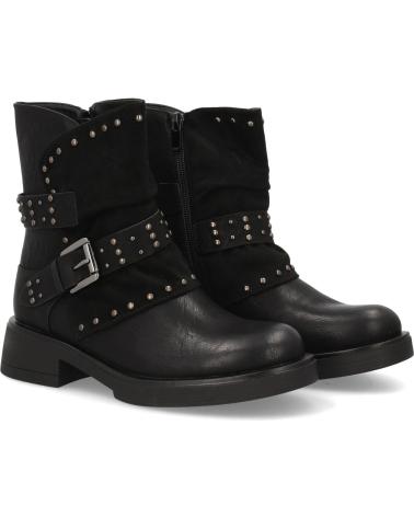 SPORT3PUNTO0 BIKER-STIEFEL 4366 SCHWARZ MIT NIETEN VARIOS COLORES