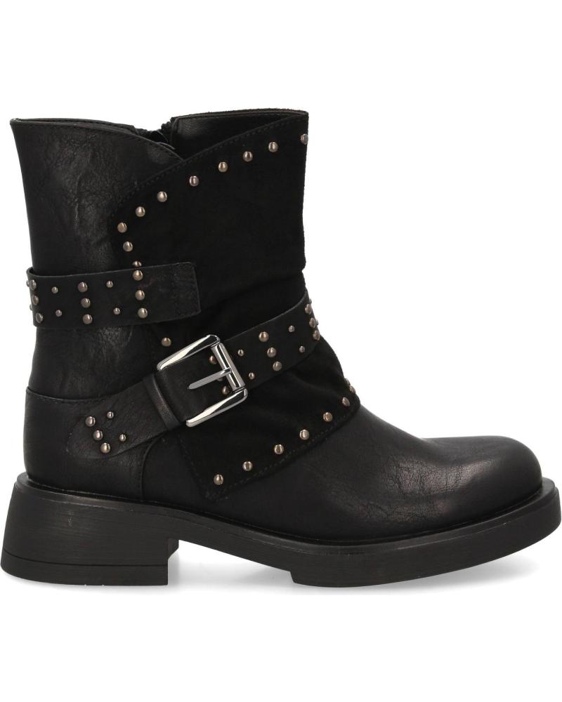 SPORT3PUNTO0 BIKER-STIEFEL 4366 SCHWARZ MIT NIETEN VARIOS COLORES