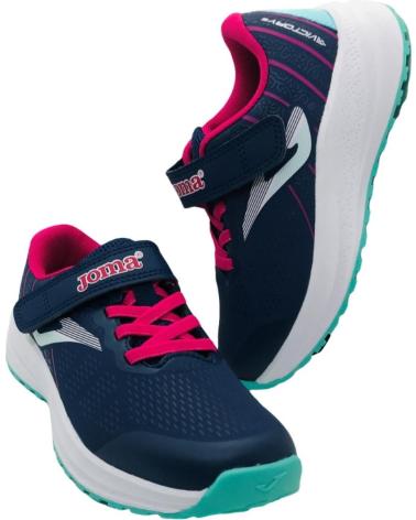 BASKETS SPORTIVES JOMA VICTORY JR 2503 BLEUES POUR FILLE AZUL