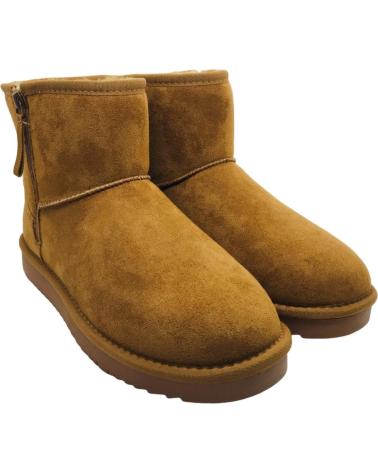 BOTTINE BASSE XTI 144443 CAMEL AVEC DOUBLURE FOURRURE POUR FEMME CAMEL