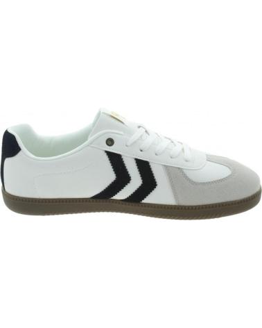 BASKETS HUMMEL LAU86 BLANC NOIR BLANCO