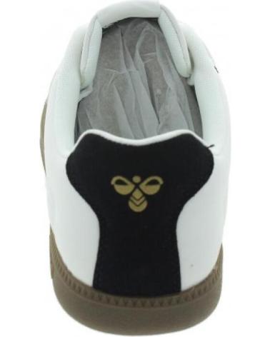 BASKETS HUMMEL LAU86 BLANC NOIR BLANCO
