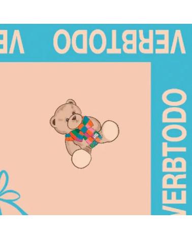 FOULARD VERB TO DO TEDDY BLUE NUDE STMPD STMPD