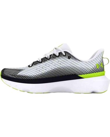 UNDER ARMOUR BLANCHES AVEC ACCENTS FLUO BLANCO