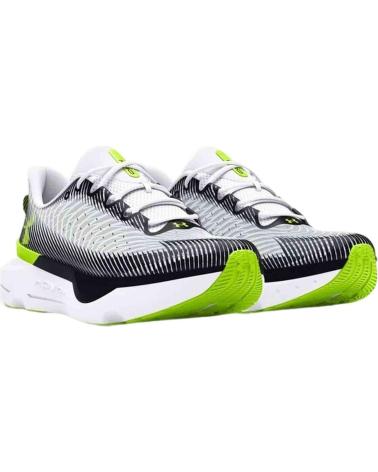 UNDER ARMOUR BLANCHES AVEC ACCENTS FLUO BLANCO