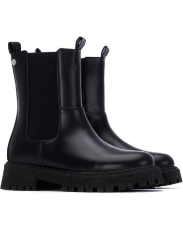 XTI 130541 SCHWARZE CHELSEA BOOTS MIT PROFILSOHLE UND REISSVERSCHLUSS NEGRO